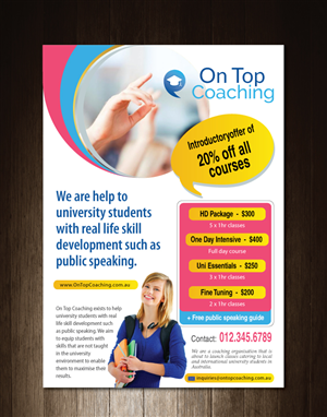 Design de Flyer par meet007 pour On Top Coaching | Design : #2010315