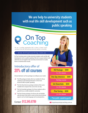 Design de Flyer par meet007 pour On Top Coaching | Design : #2010317