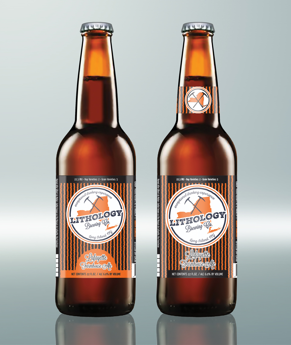 Diseño de Etiqueta por The Freelance Designer para Lithology Brewing | Diseño #7903888