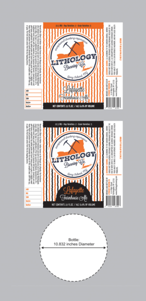 Label Design by The Freelance Designer for Lithology Brewing | Design: #7903889