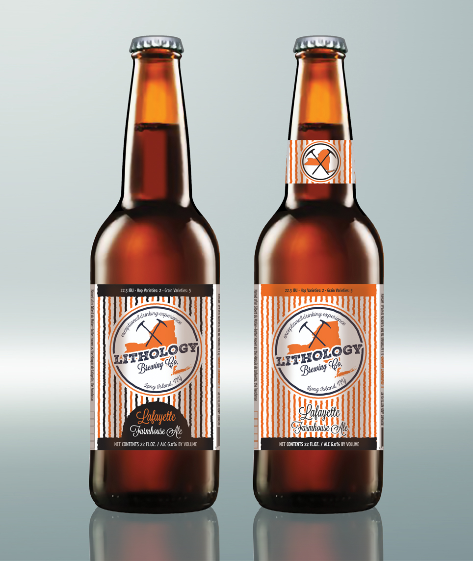 Diseño de Etiqueta por The Freelance Designer para Lithology Brewing | Diseño #7903890