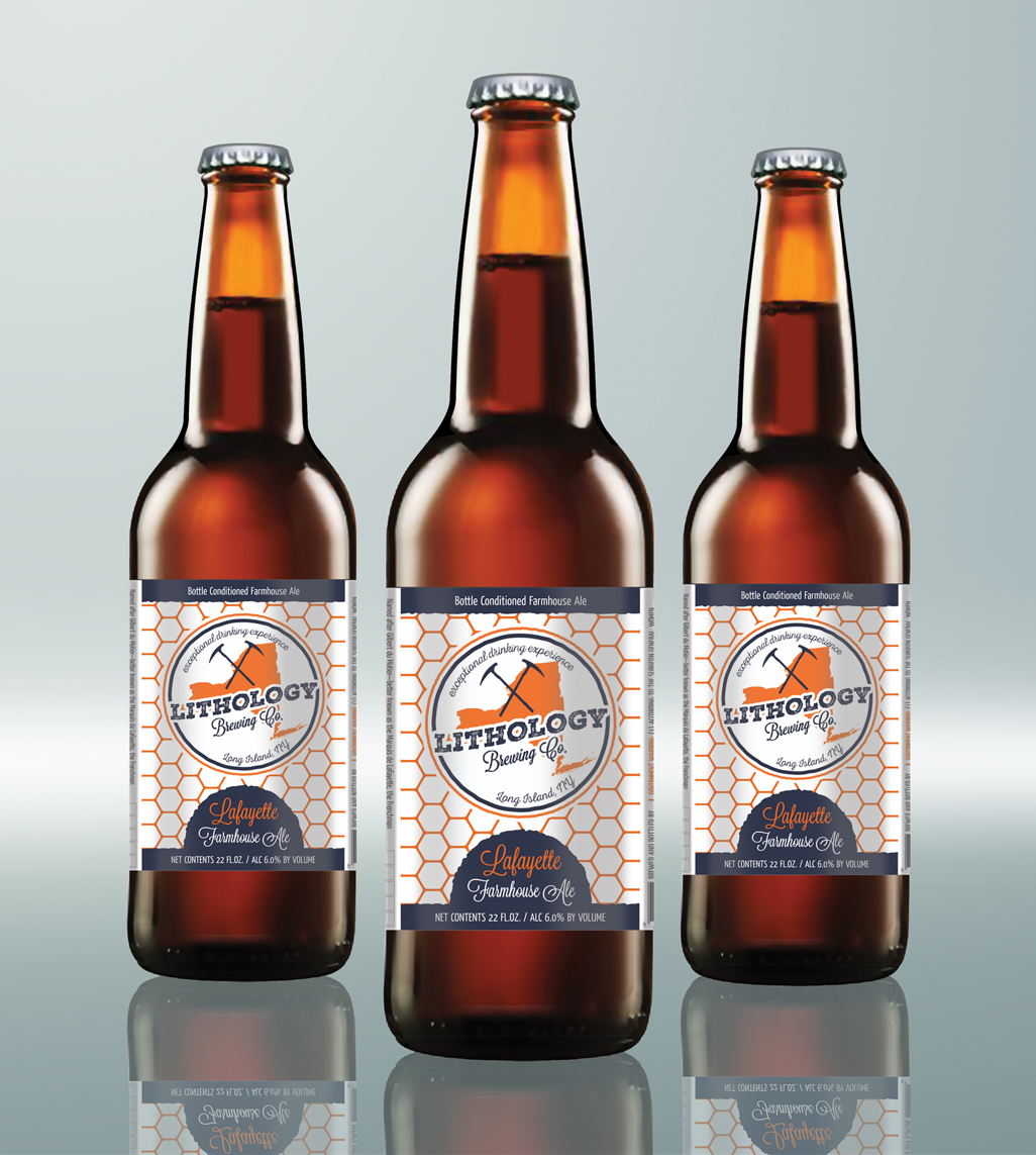 Diseño de Etiqueta por The Freelance Designer para Lithology Brewing | Diseño #7928927