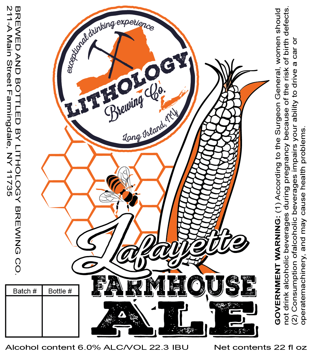 Label Design by Hizwerks for Lithology Brewing | Design #7870159