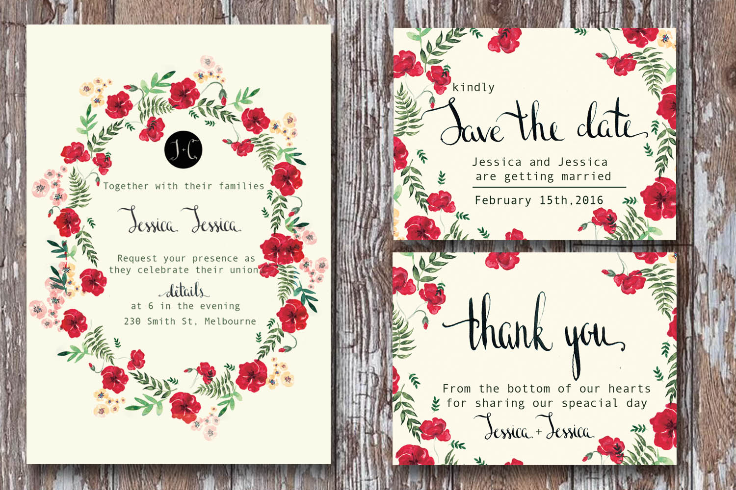 Stationery Design by Hermitage Creative for this project | Design #7957531