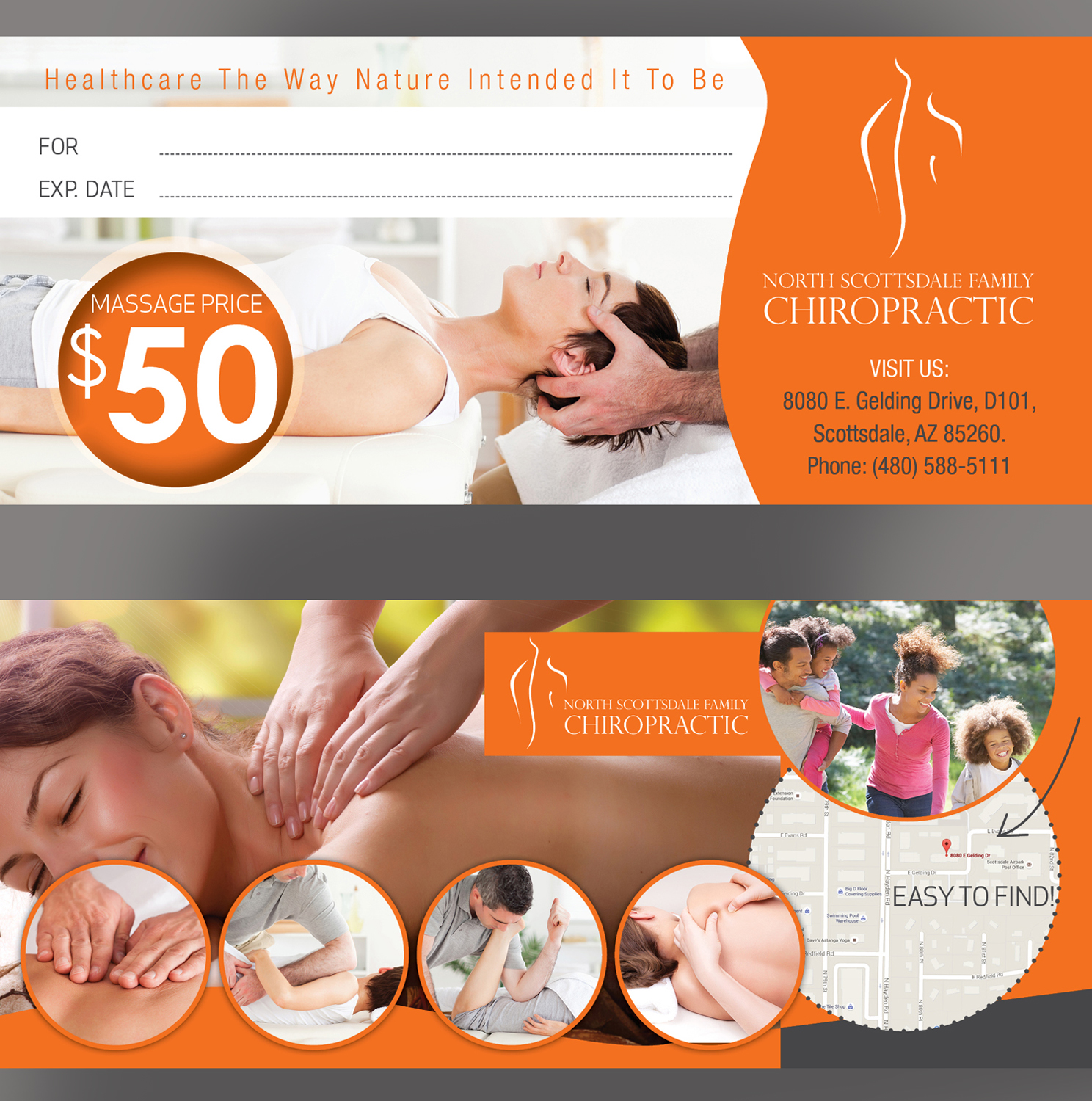 Design de Carte Postale par INGA DESIGN pour Elevate Chiropractic | Design #7887273
