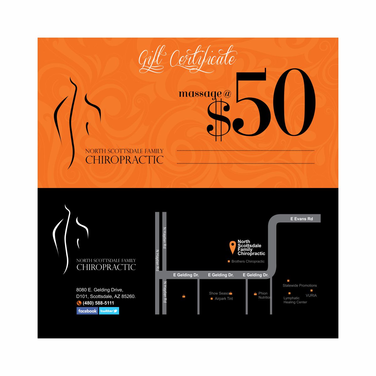 Postcard Design by creativeride for Elevate Chiropractic | Design #7967043