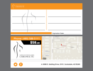 Postcard Design by Verified artistry (Design garden) for Elevate Chiropractic | Design: #7926890