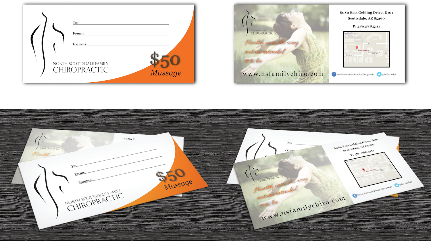 Design de Carte Postale par Lisa Inspektor pour Elevate Chiropractic | Design #7942047