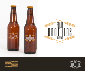 Logo Design by karolin for 4 Brothers Brewing | Design #7870504