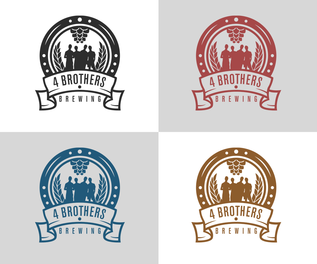 Design de Logo par cheez_O pour 4 Brothers Brewing | Design #7869885