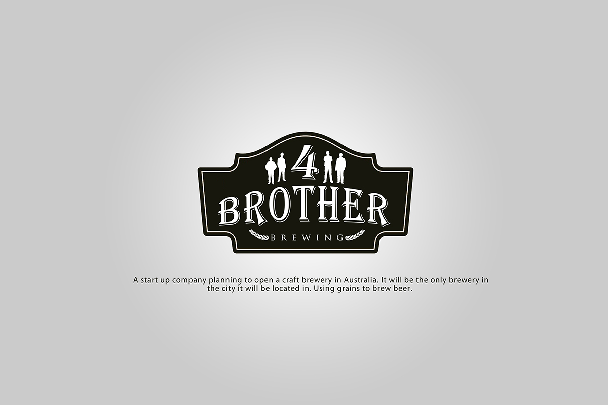 Logo Design by pixelgrapix for 4 Brothers Brewing | Design #7826713