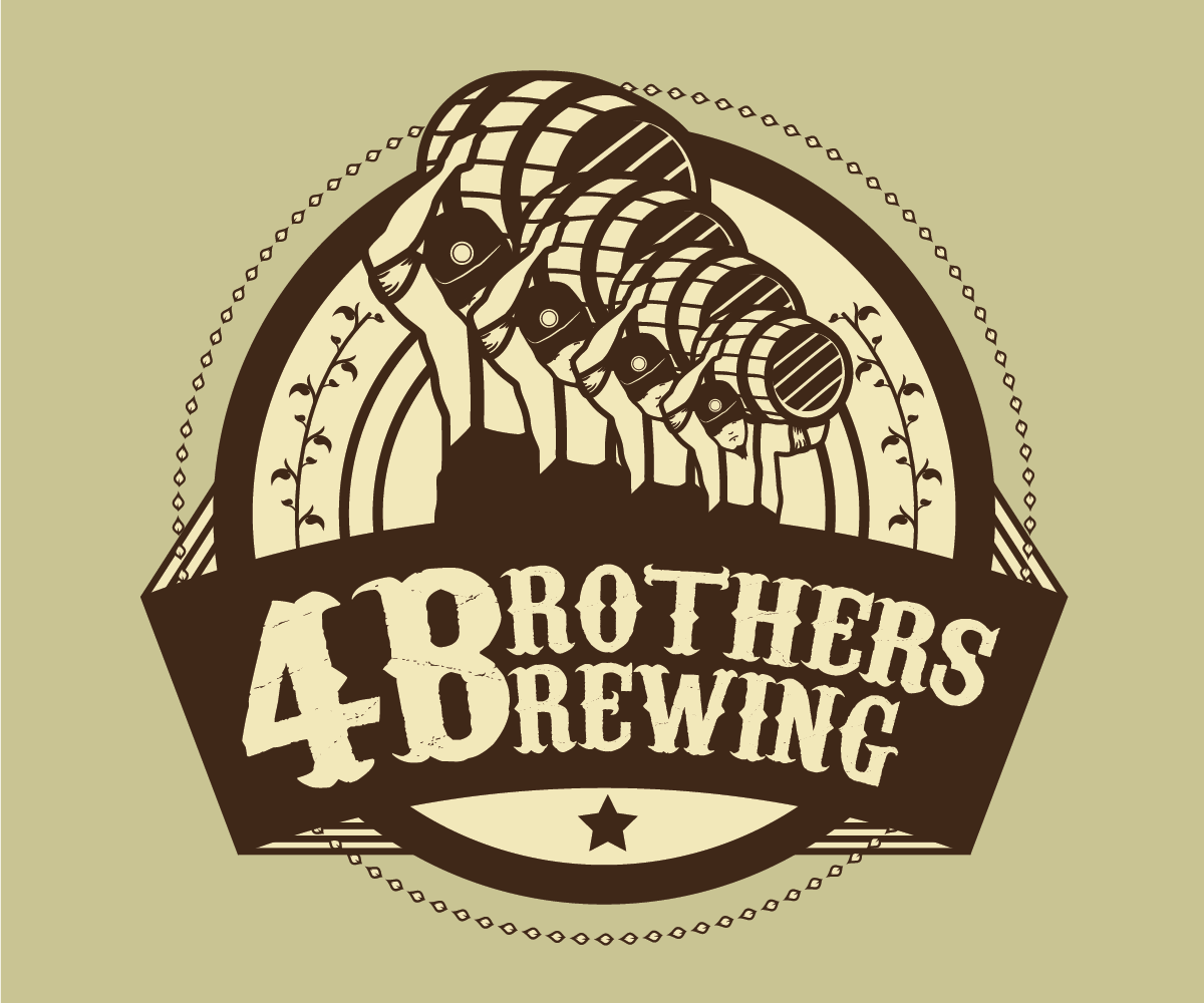 Logo Design by gam_gym for 4 Brothers Brewing | Design #7861429
