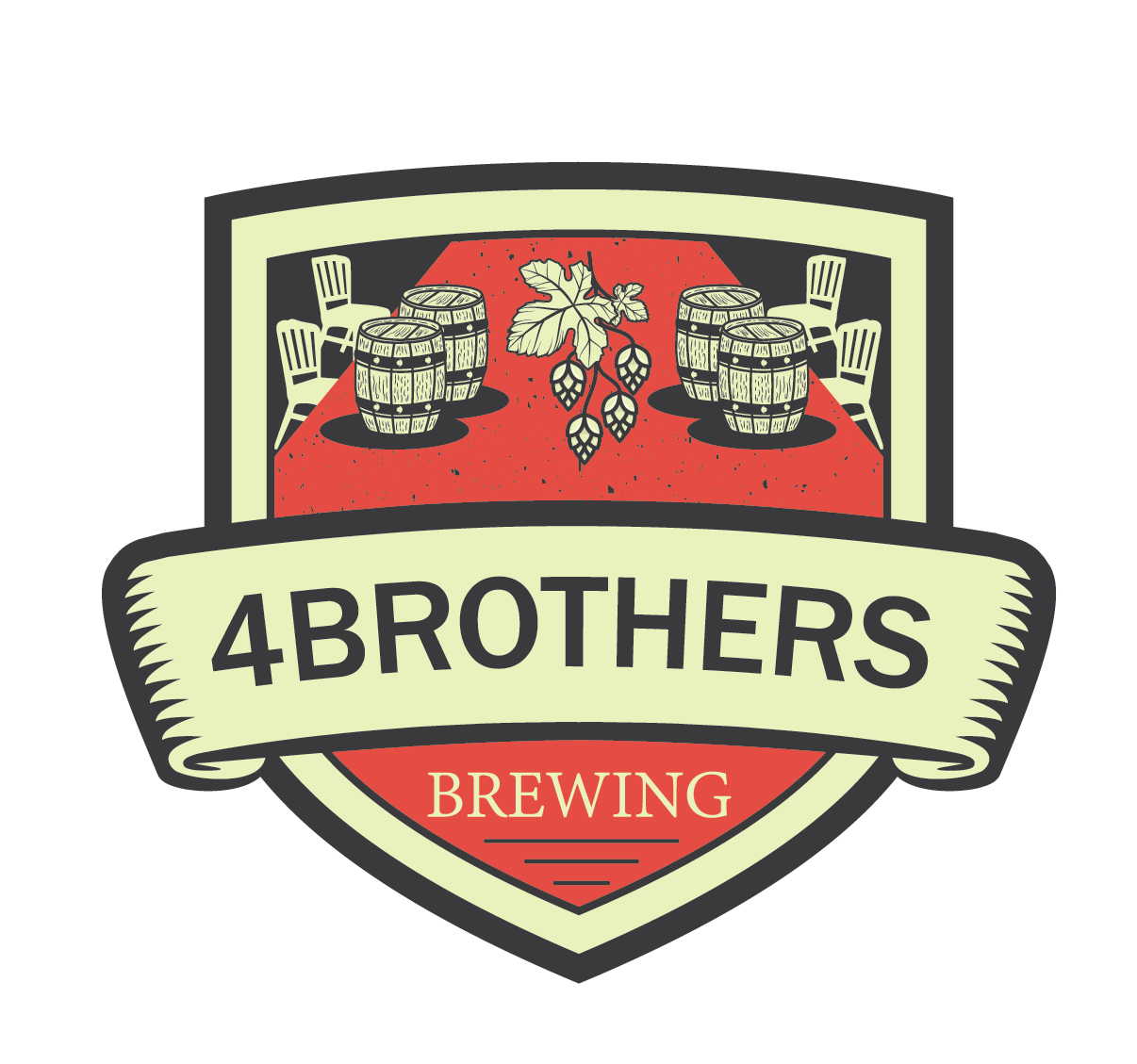 Logo Design by gam_gym for 4 Brothers Brewing | Design #7873361