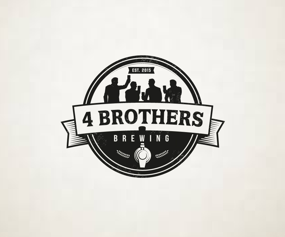 Logo Design by DiDi's for 4 Brothers Brewing | Design #7825342