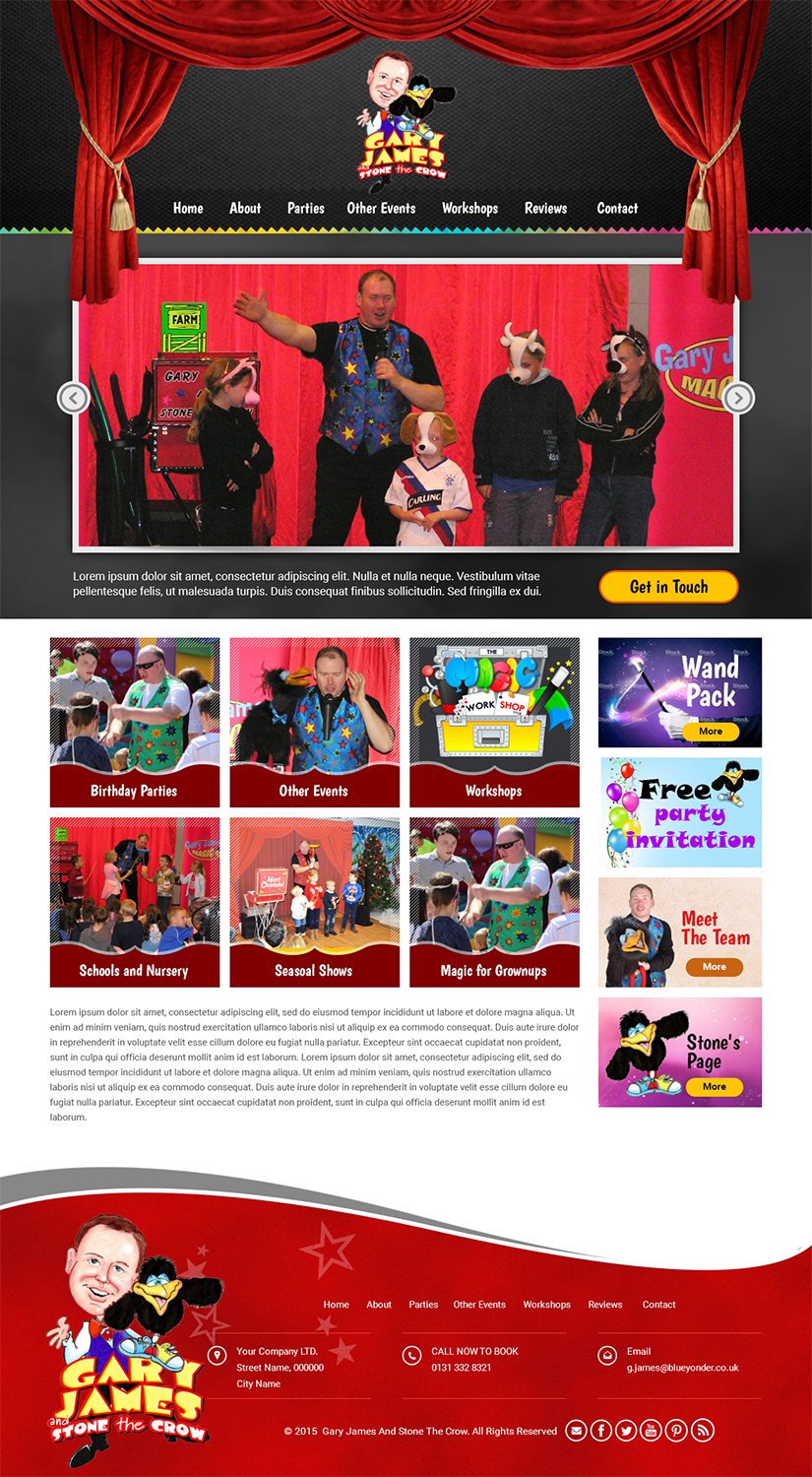 Landing Page-Design von RupalTechno für Muse Website Design | Design #8492984