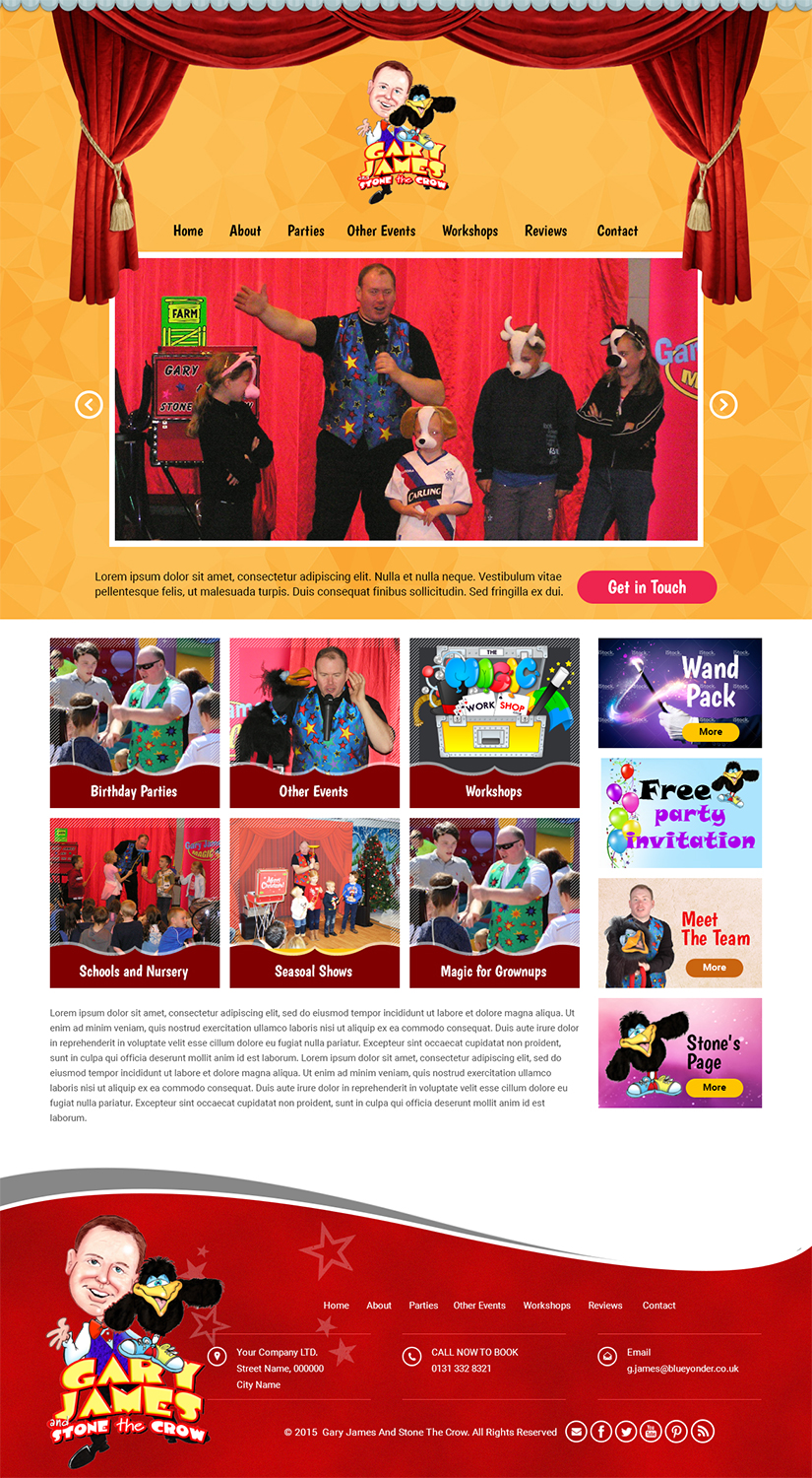 Landing Page-Design von RupalTechno für Muse Website Design | Design #8494672