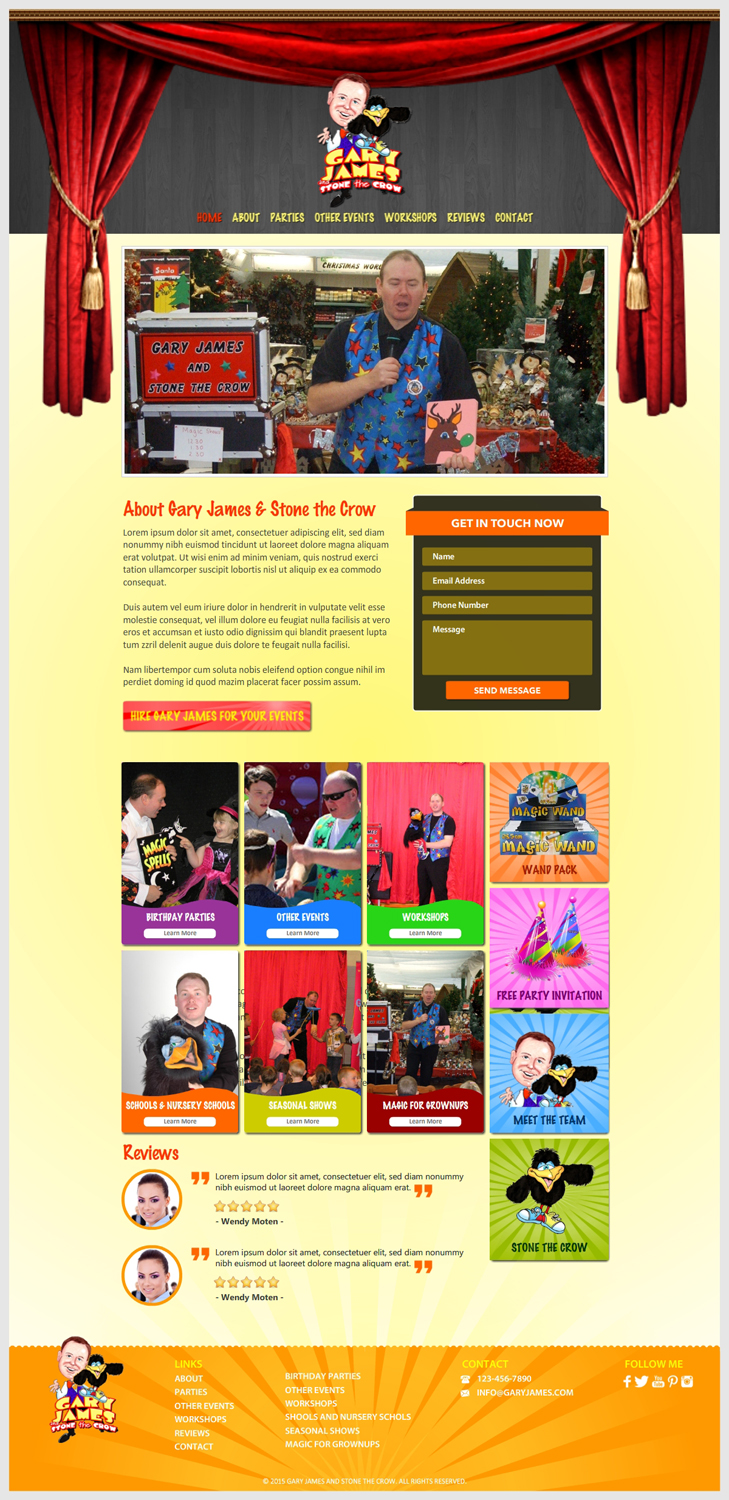 Landing Page Design by -Marc- for Muse Website Design | Design #9197672