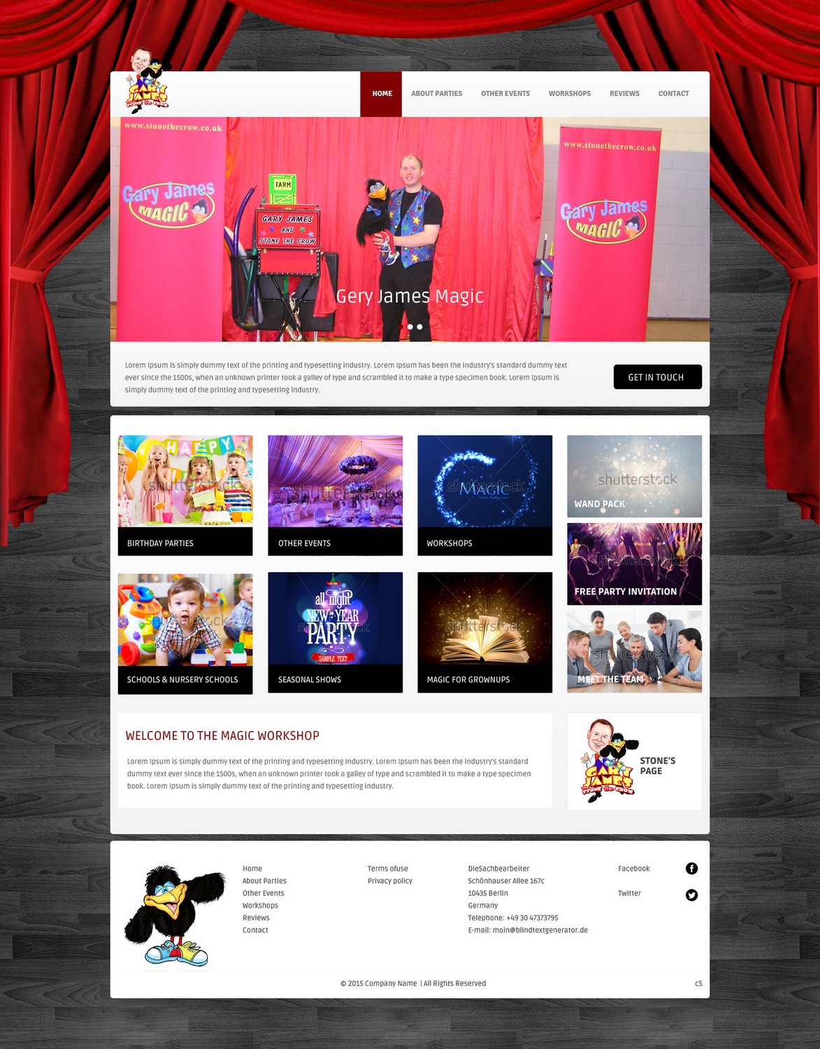 Landing Page-Design von pb für Muse Website Design | Design #8506775