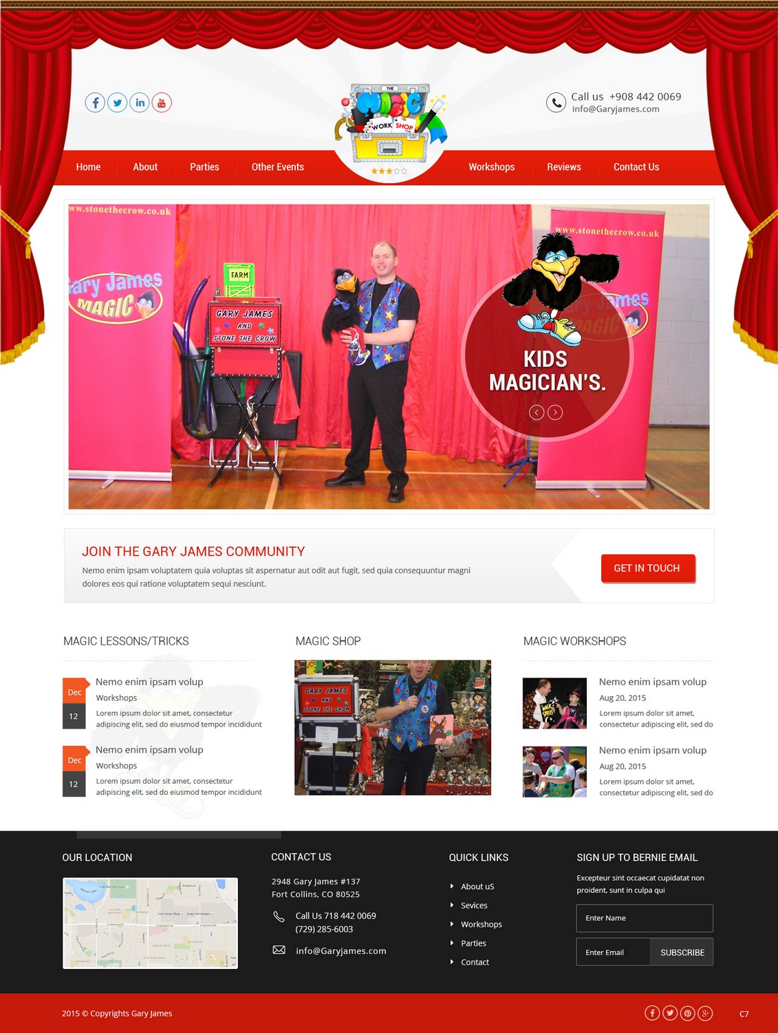 Landing Page-Design von pb für Muse Website Design | Design #8506782