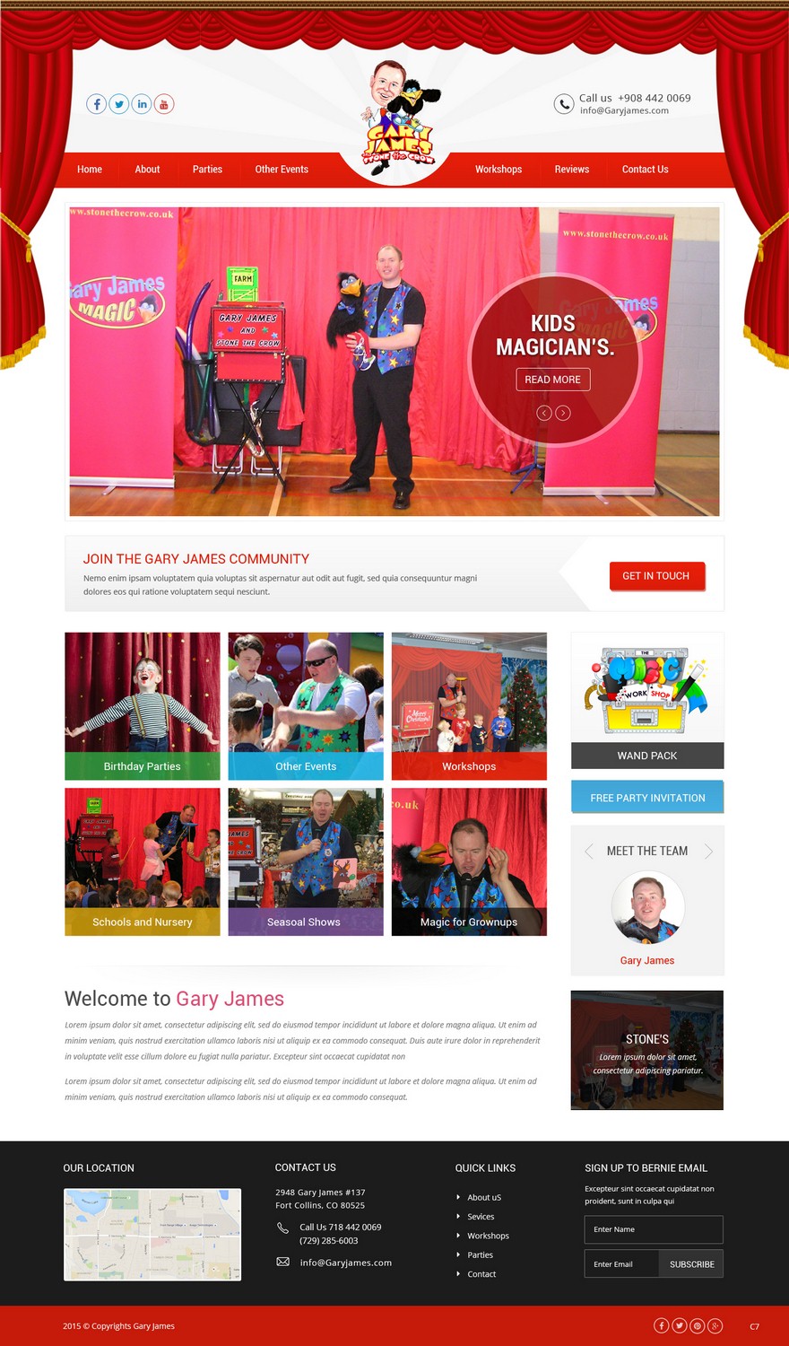 Landing Page-Design von pb für Muse Website Design | Design #8506784