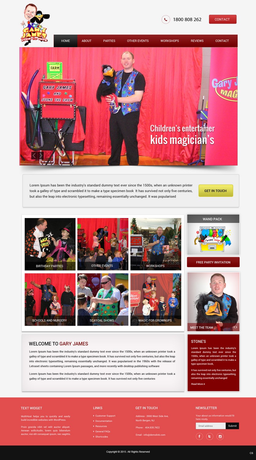 Landing Page Design by pb for Muse Website Design | Design #8510569