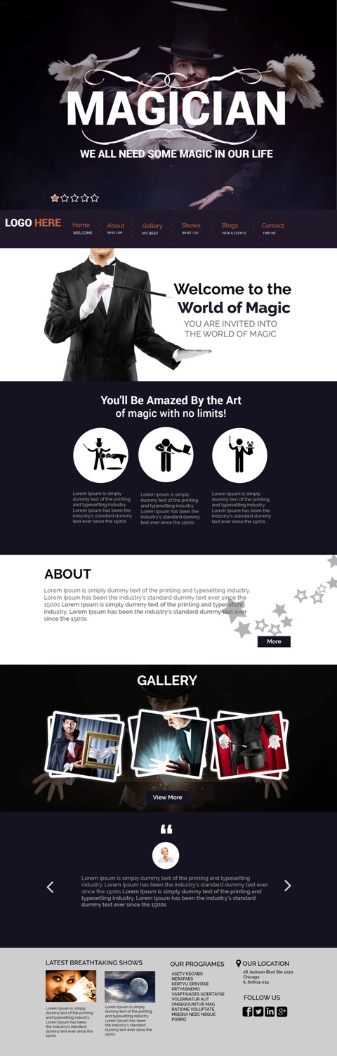 Landing Page-Design von Faisal 333 für Muse Website Design | Design #7850684