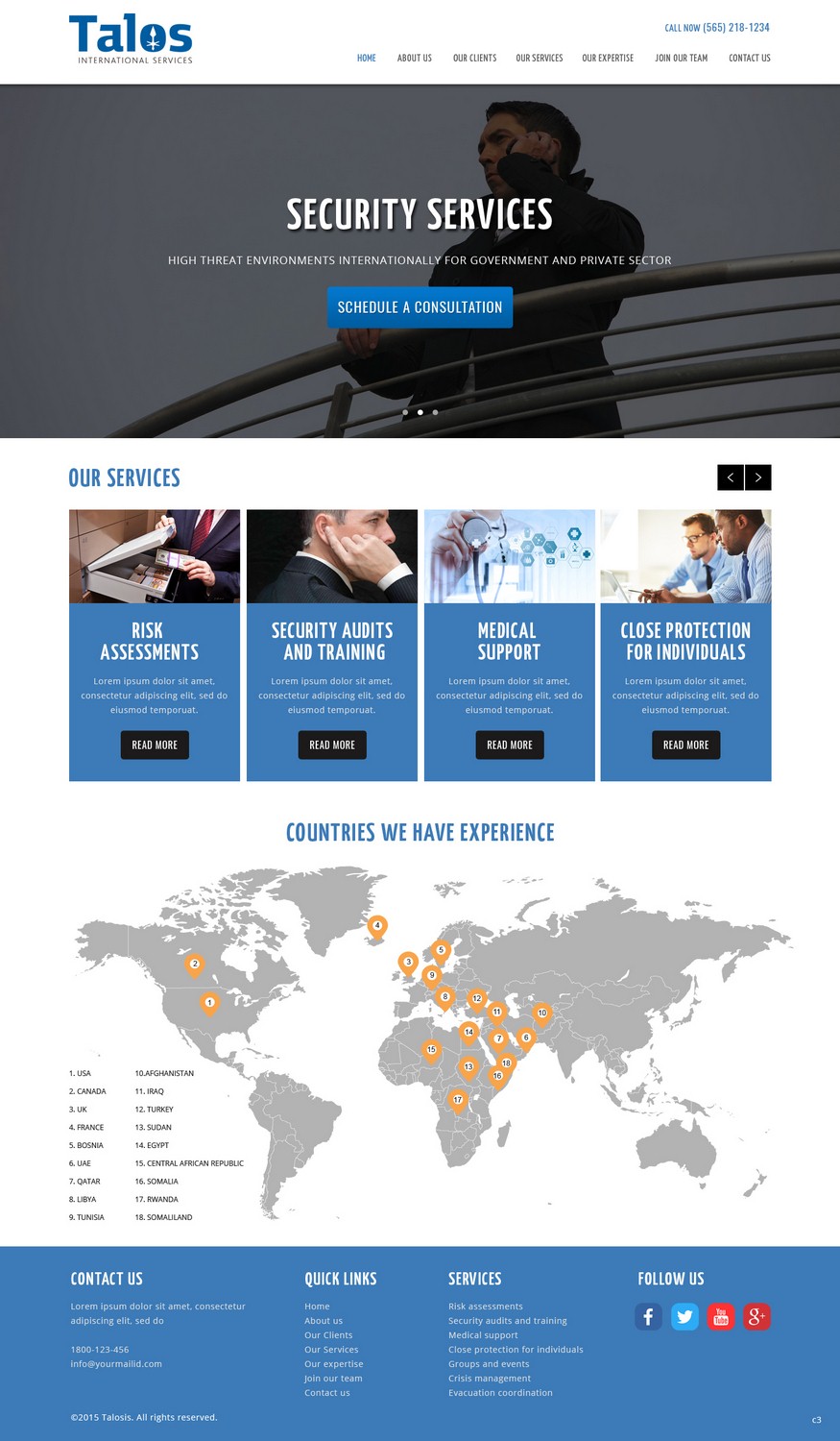 Web-Design von pb für Talos International Services | Design #7854293