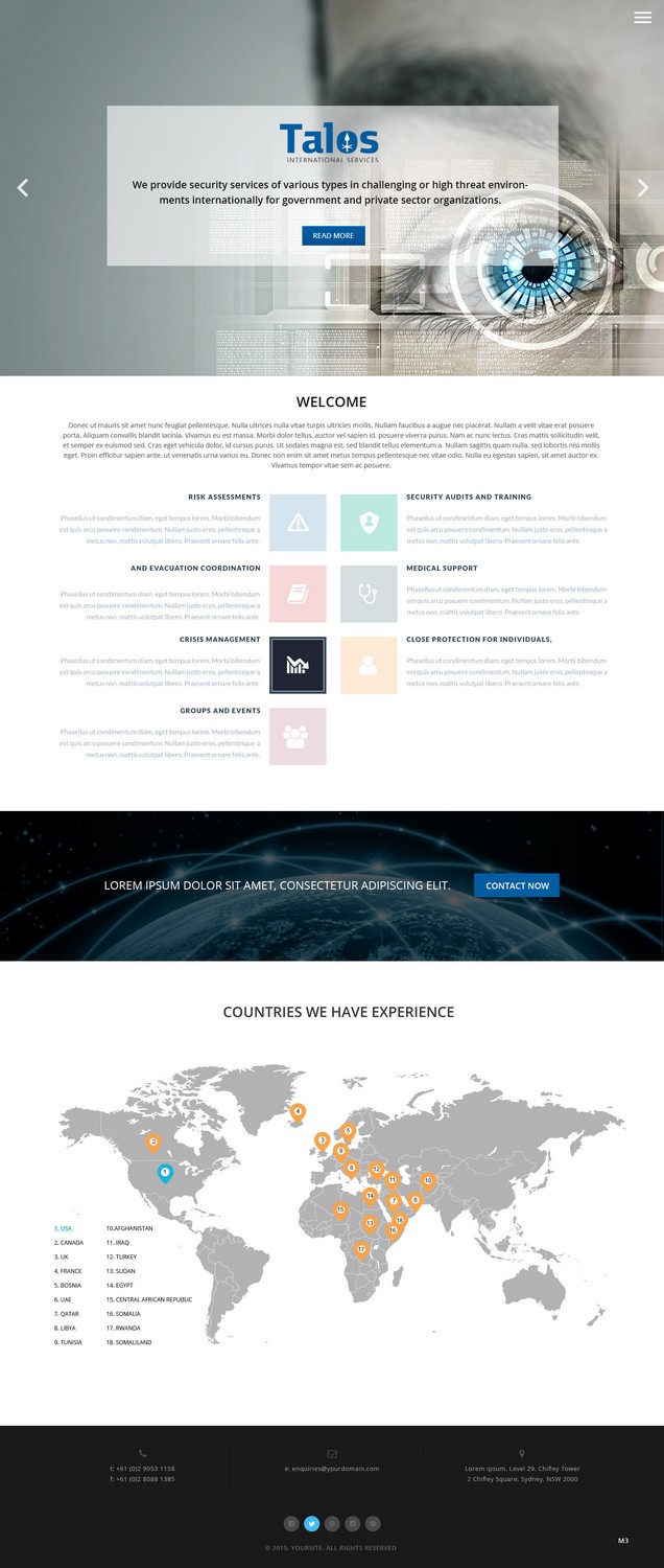 Web-Design von pb für Talos International Services | Design #7877974