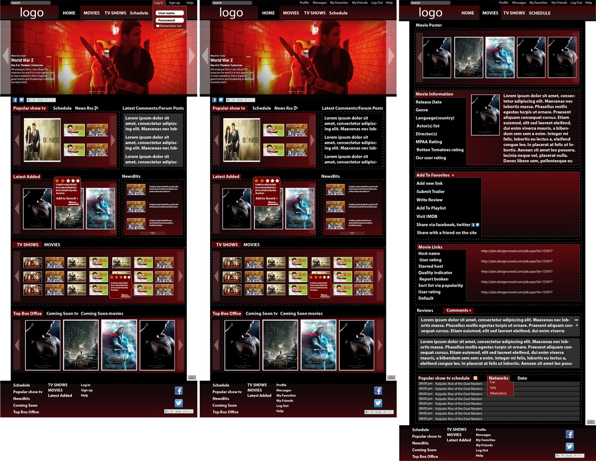 Web Design by gigibgm for unknown | Design #1971921