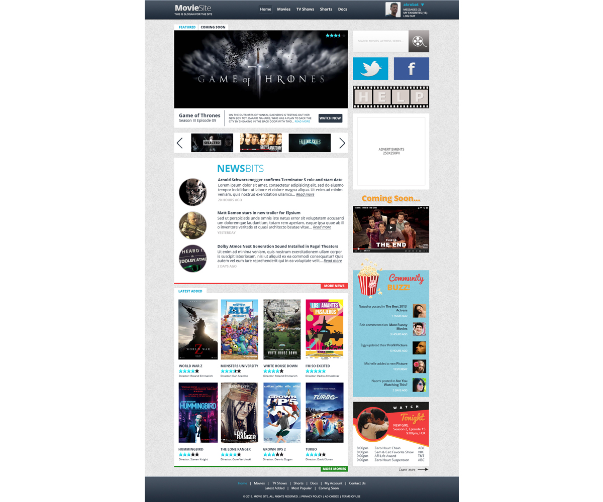 Web Design by z a n a for unknown | Design #1944284
