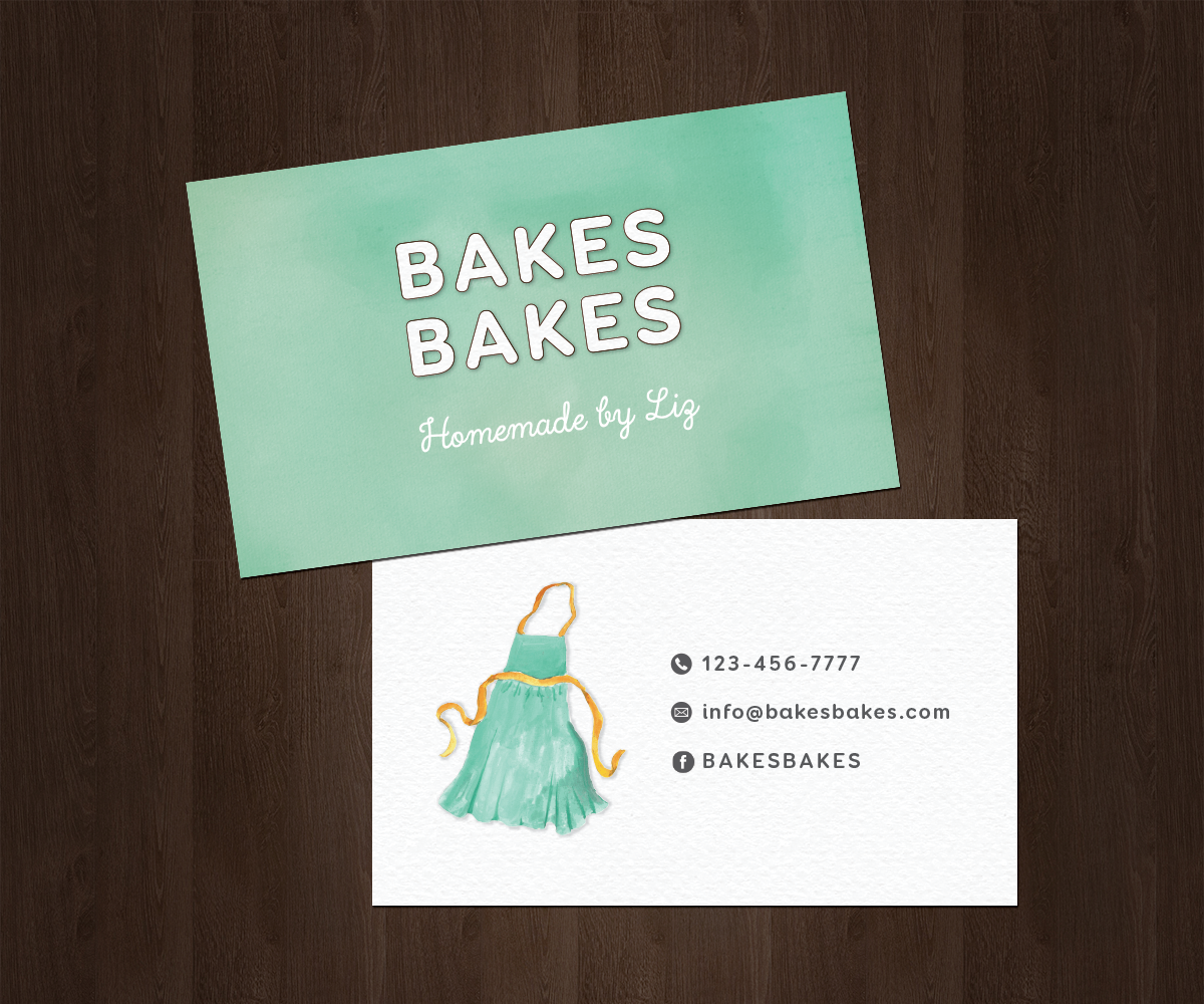 Business Card Design by D3 Graphic Design for Bakes Bakes | Design #7870789