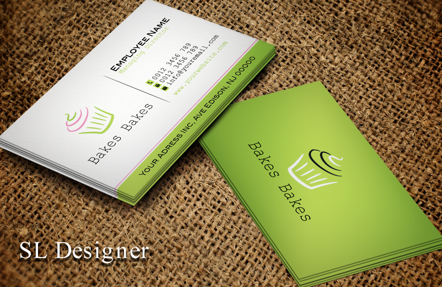 Business Card Design by SL Designer for Bakes Bakes | Design #7838460