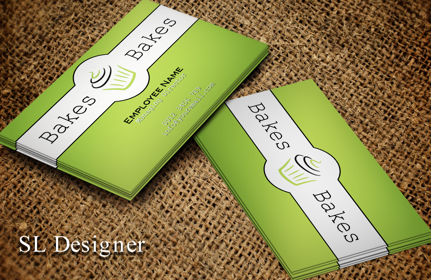 Diseño de Tarjeta de Presentación por SL Designer para Bakes Bakes | Diseño #7838461