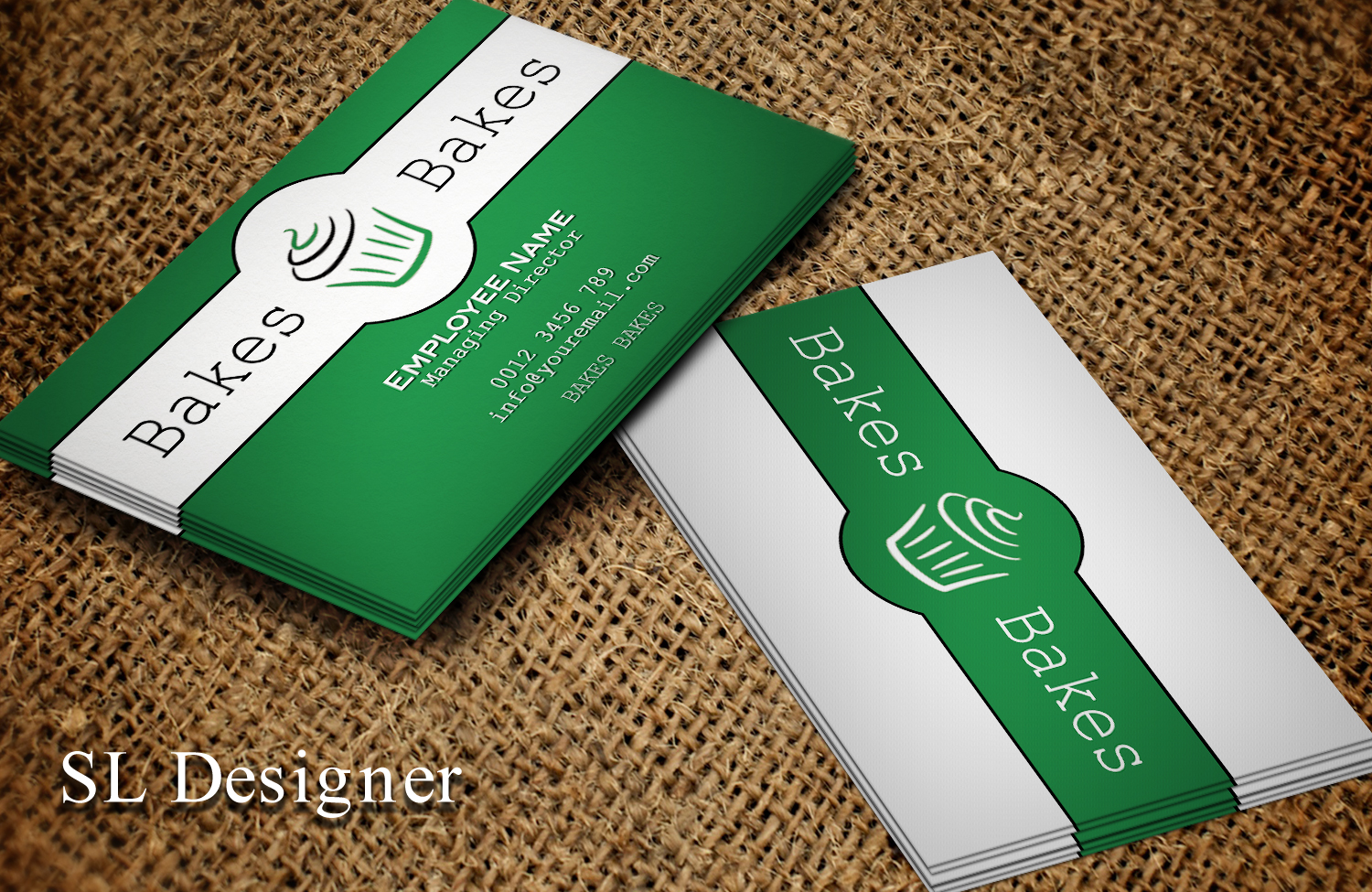 Diseño de Tarjeta de Presentación por SL Designer para Bakes Bakes | Diseño #7871624