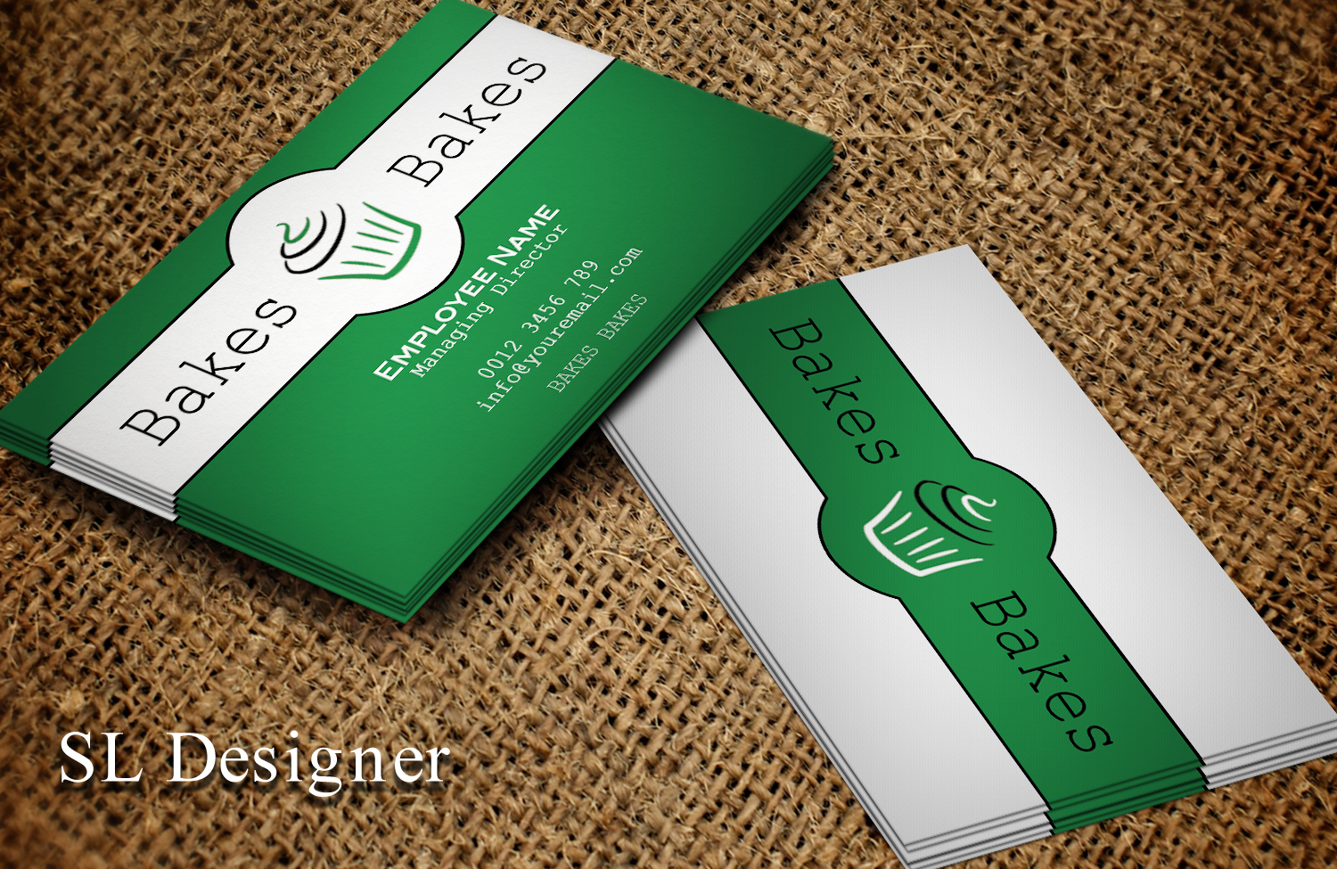 Diseño de Tarjeta de Presentación por SL Designer para Bakes Bakes | Diseño #7871625