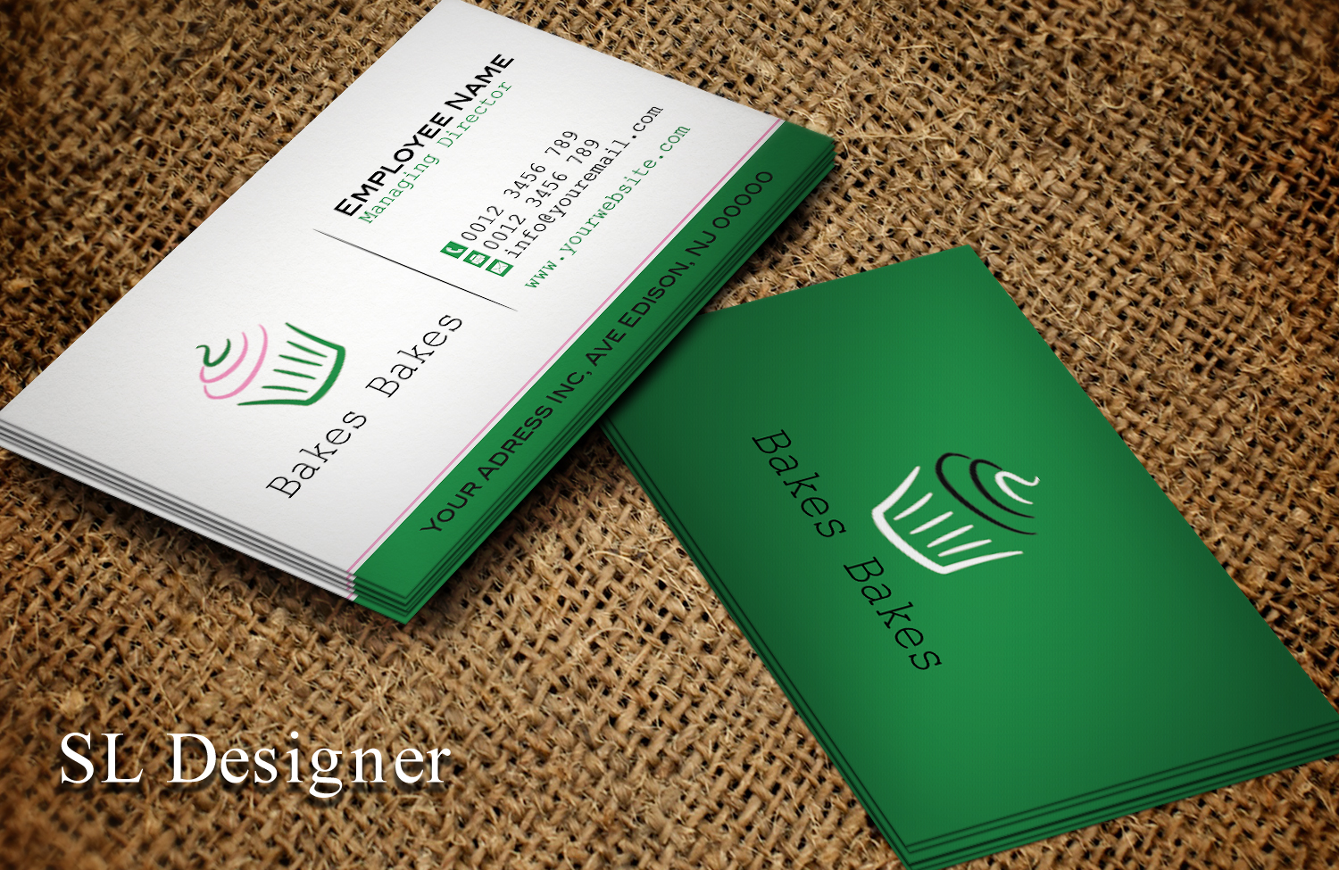 Business Card Design by SL Designer for Bakes Bakes | Design #7871687