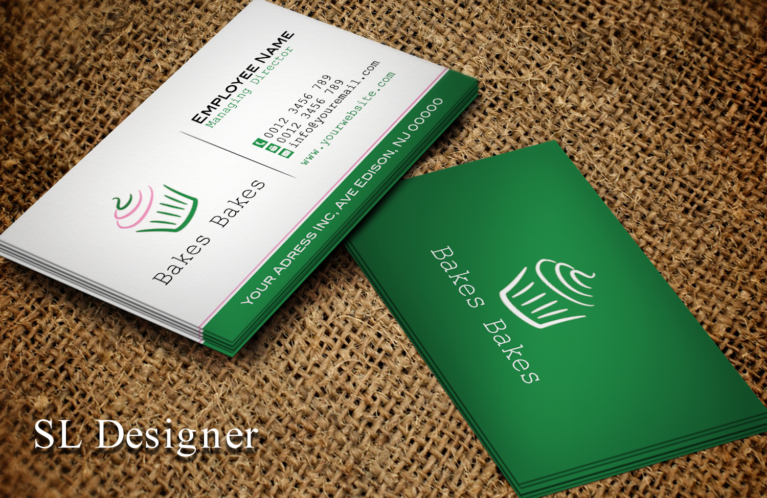 Business Card Design by SL Designer for Bakes Bakes | Design #7871688