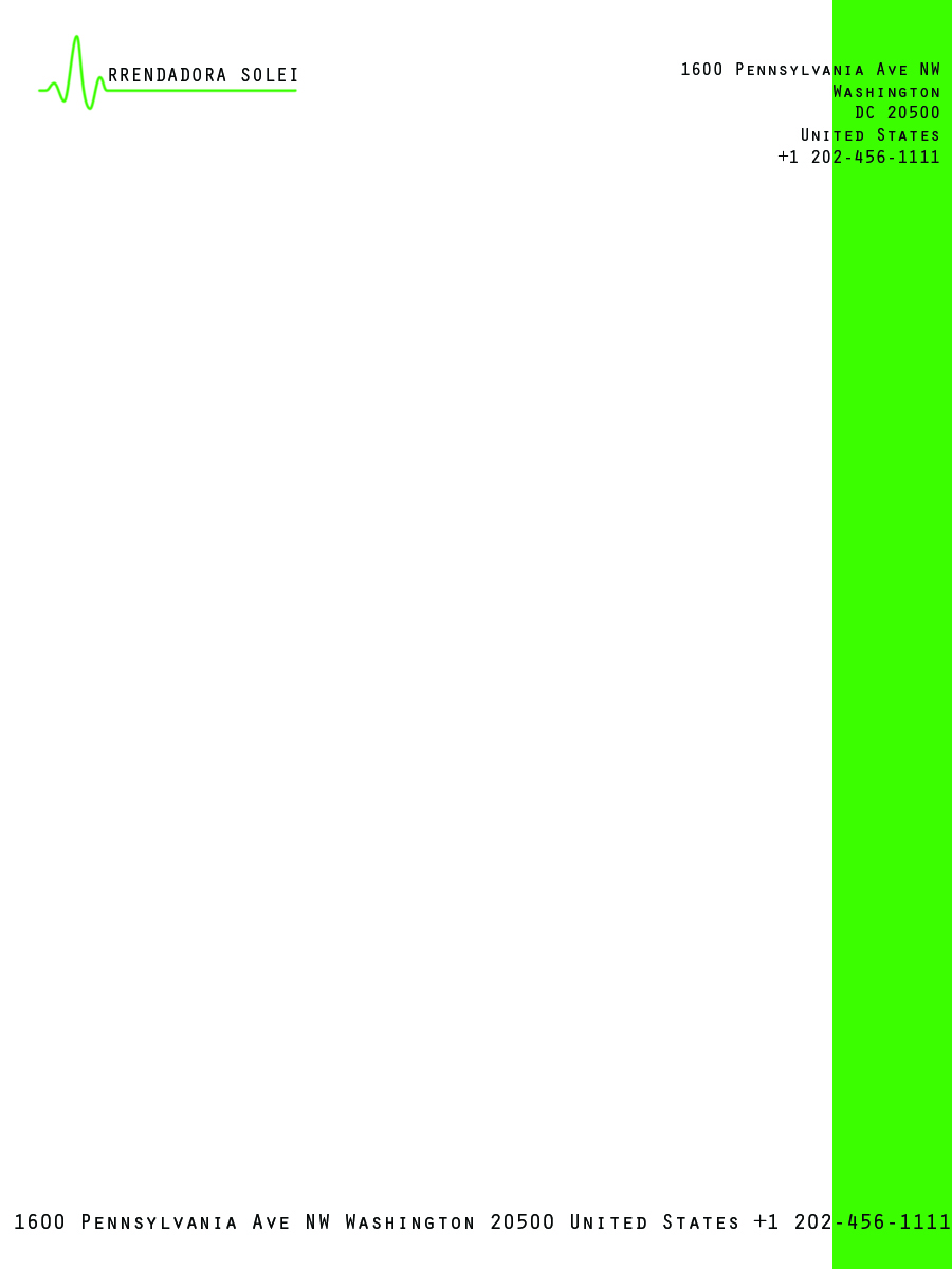 Letterhead Design by KreaTVT for ARRENDADORA SOLEI | Design #1977310