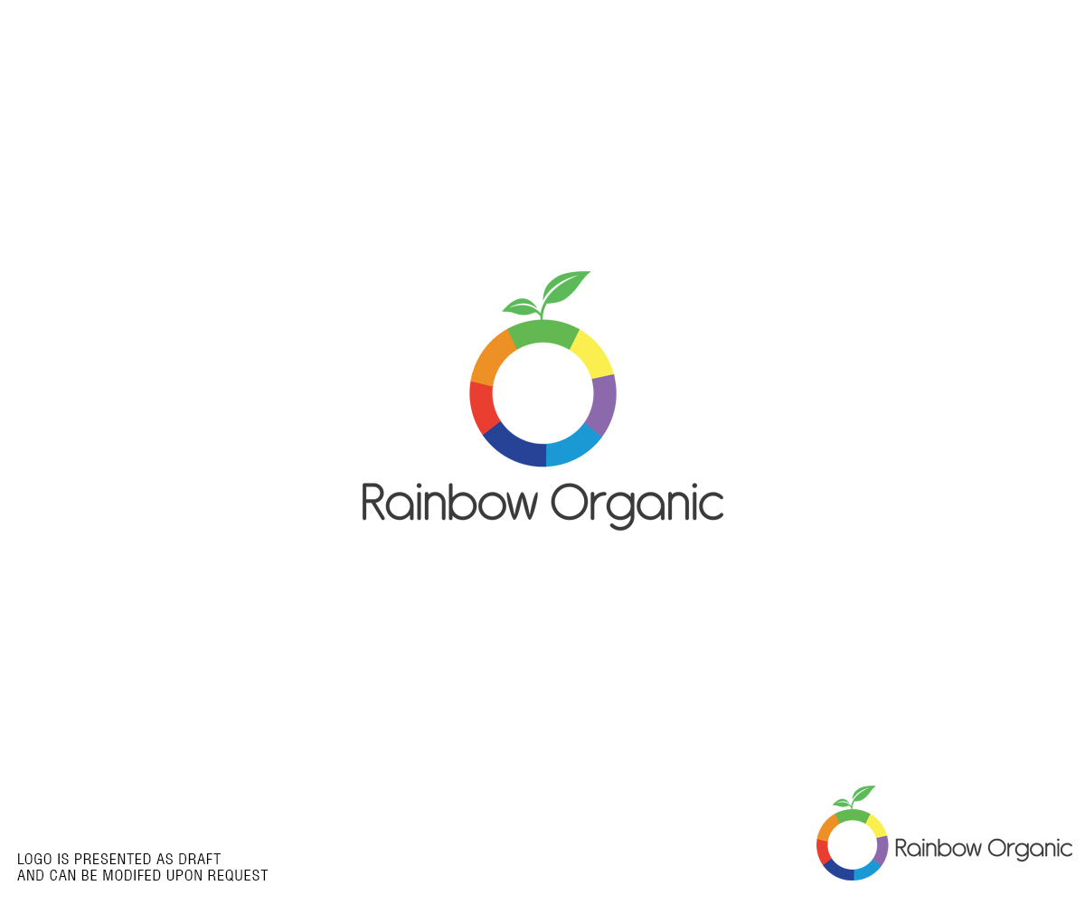 Logo Design by Professor P for Rainbow Organics | Design #7839867
