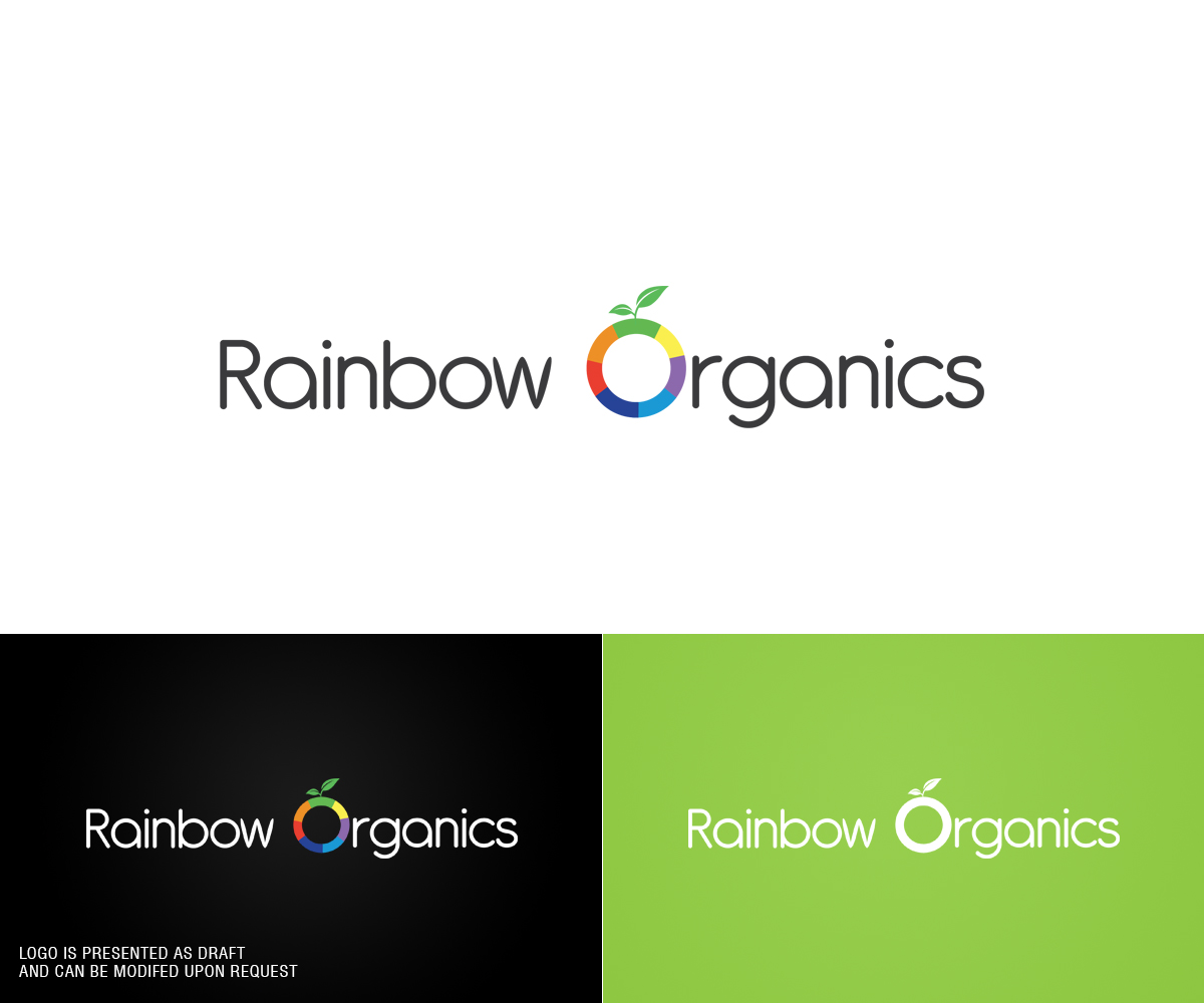 Logo Design by Professor P for Rainbow Organics | Design #7840099