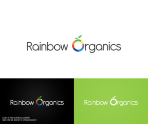 Logo Design by Professor P for Rainbow Organics | Design: #7840099