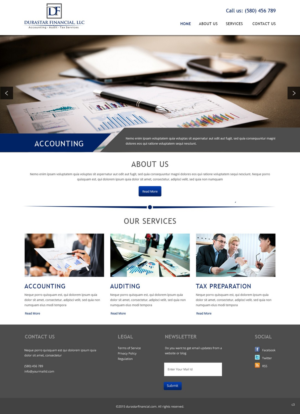 Web-Design von pb für Durastar Financial, LLC | Design: #7852895