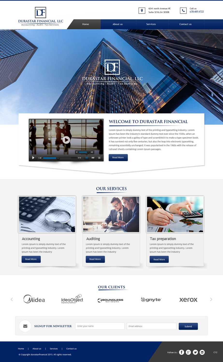 Web Design by pb for Durastar Financial, LLC | Design #7852898