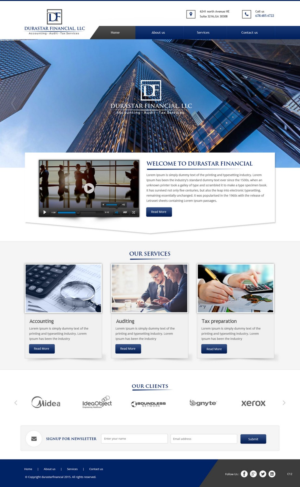 Web-Design von pb für Durastar Financial, LLC | Design: #7852898