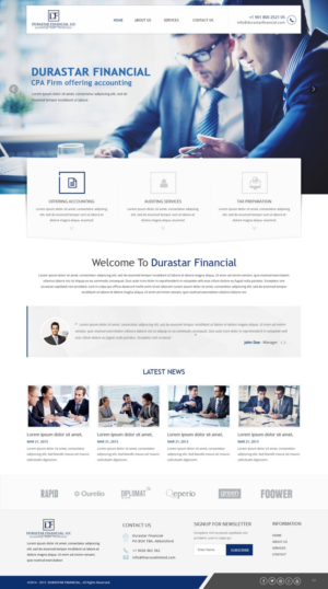Web-Design von pb für Durastar Financial, LLC | Design: #7852907