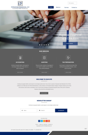 Web-Design von pb für Durastar Financial, LLC | Design: #7852944