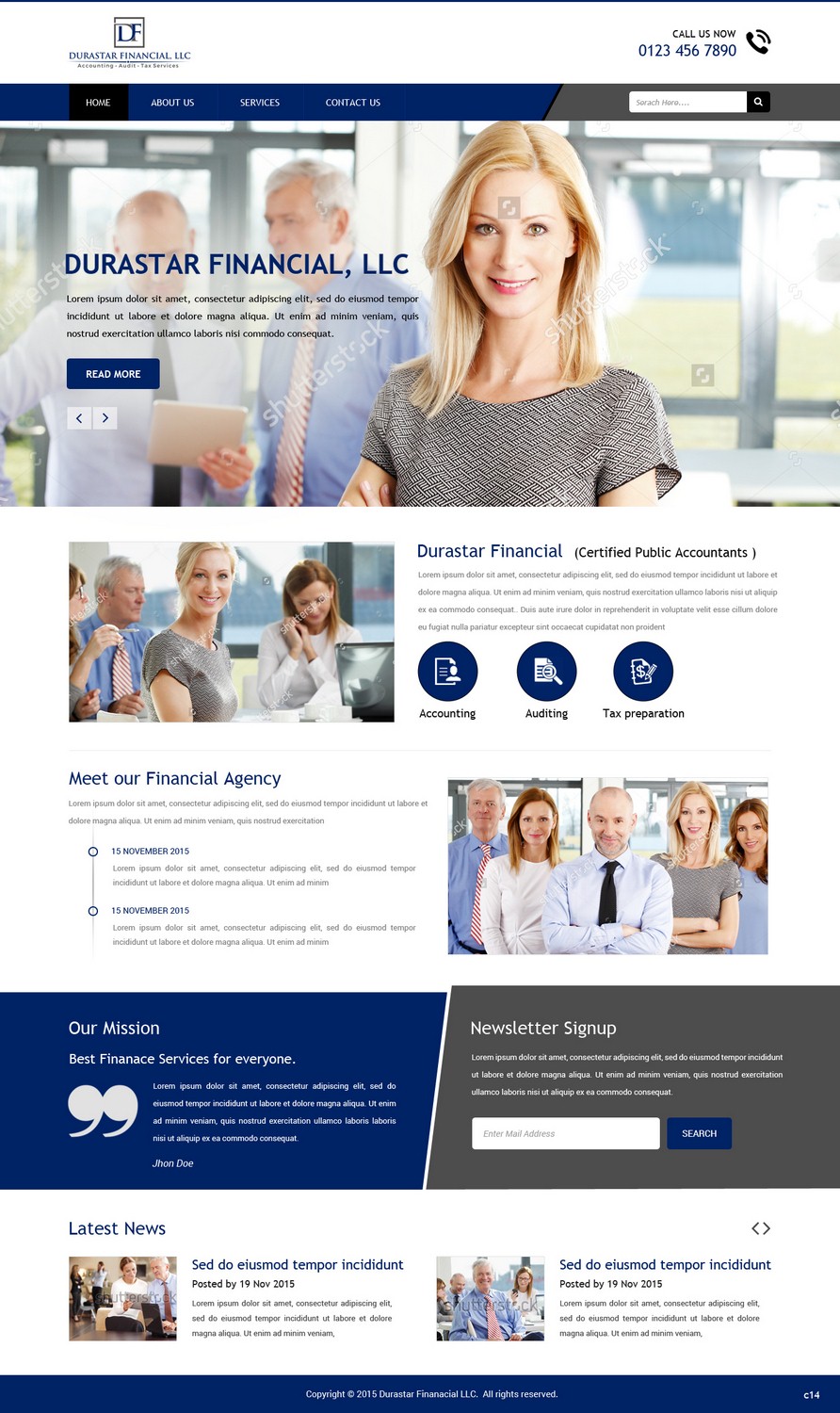 Web-Design von pb für Durastar Financial, LLC | Design #7852947