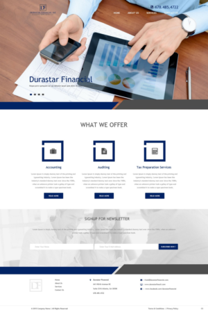 Web-Design von pb für Durastar Financial, LLC | Design: #7877429
