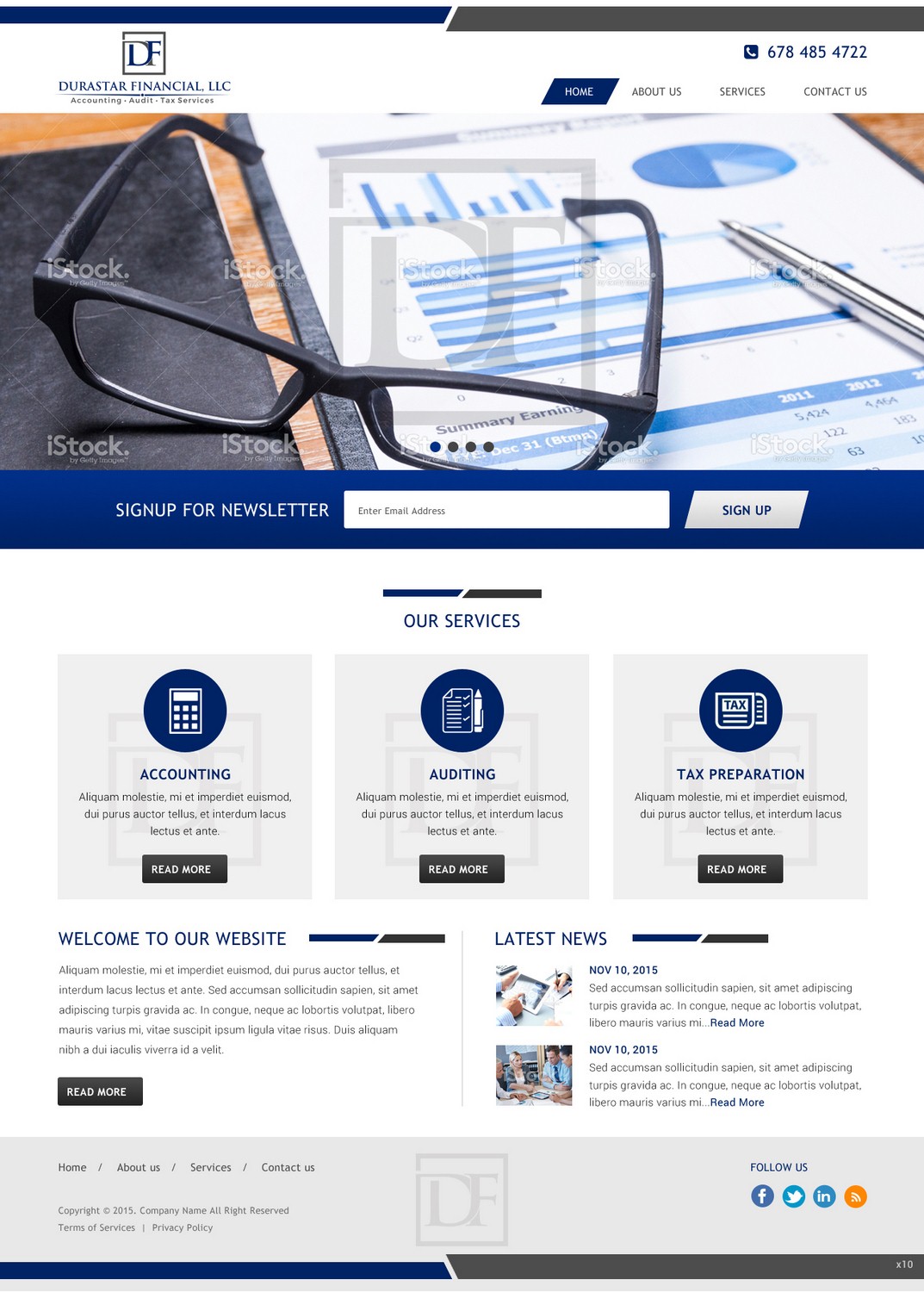 Web Design par pb pour Durastar Financial, LLC | Design #7877430
