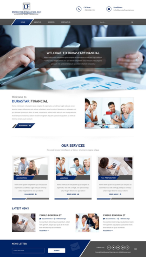 Web-Design von pb für Durastar Financial, LLC | Design: #7877432